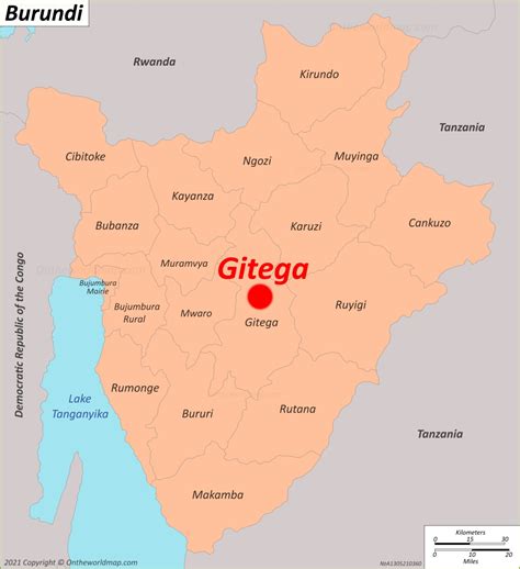 Gitega Map .